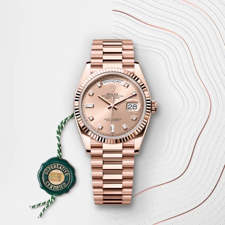 Rolex Day-Date in Everose gold 18 กะรัต, M128235-0009 - Pendulum
