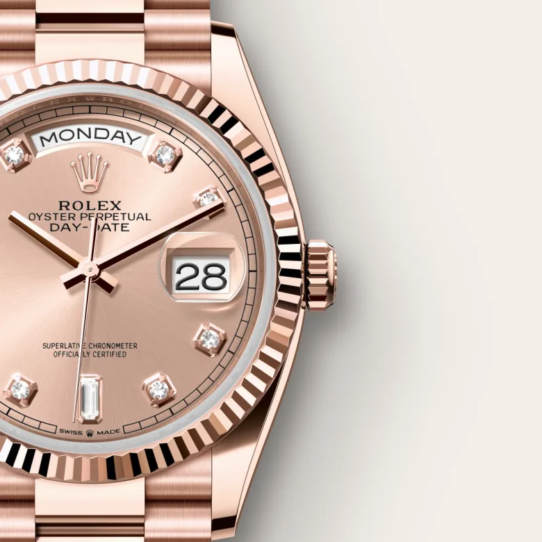 Rolex Day-Date in Everose gold 18 กะรัต, M128235-0009 - Pendulum