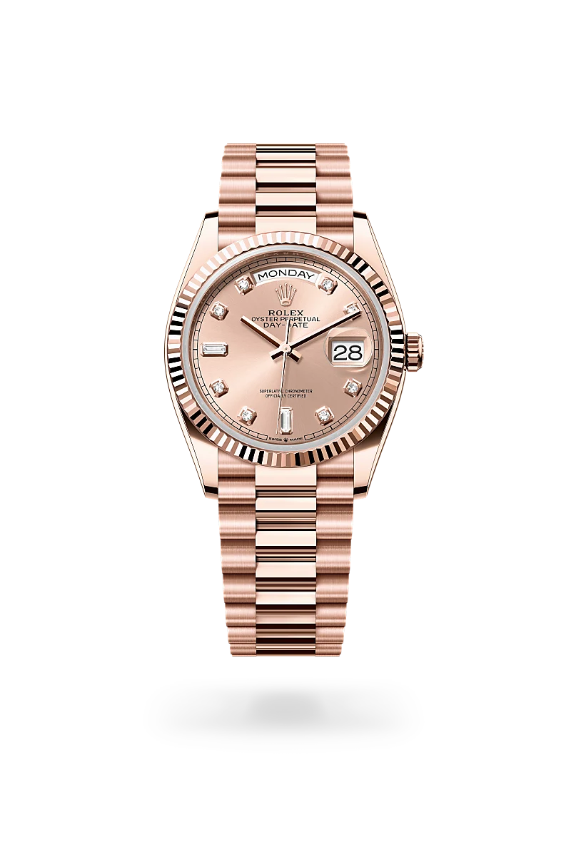 Rolex Day-Date in 18 ct Everose gold, M128235-0009 - Pendulum