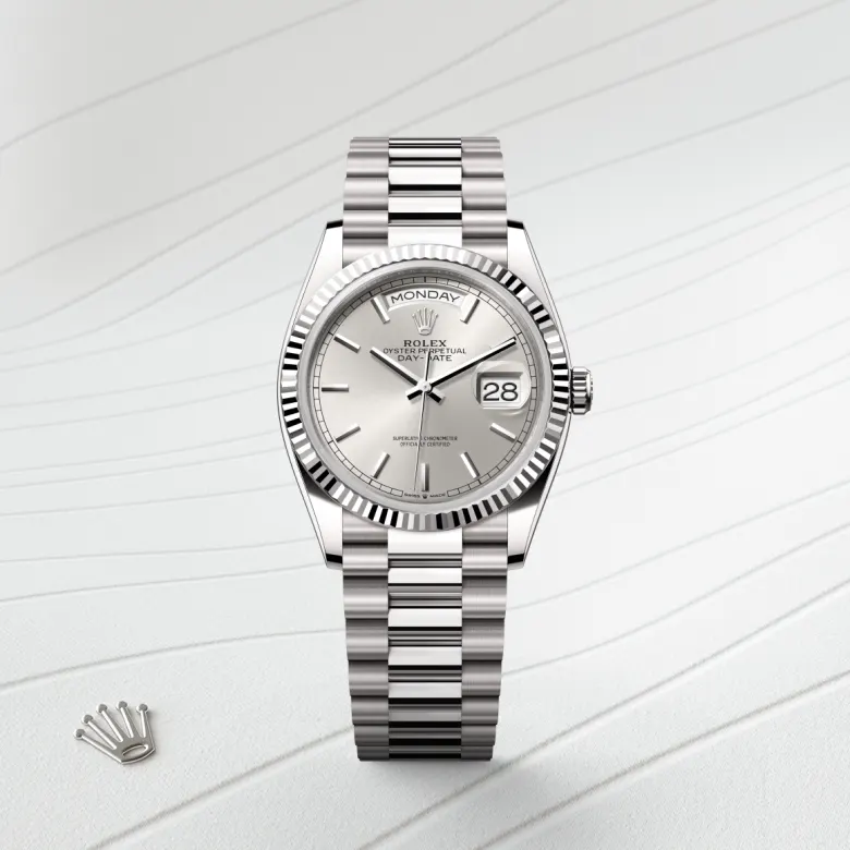 Rolex Day-Date in ทองคำขาว 18 กะรัต, M128239-0005 - Pendulum