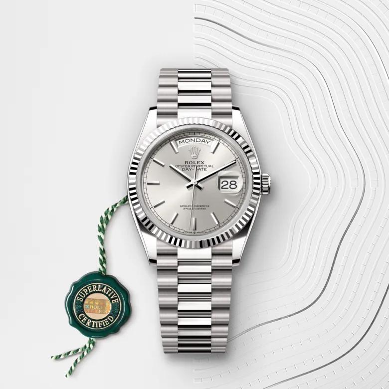 Rolex Day-Date in ทองคำขาว 18 กะรัต, M128239-0005 - Pendulum