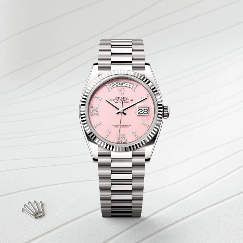 Rolex Day-Date in ทองคำขาว 18 กะรัต, M128239-0021 - Pendulum