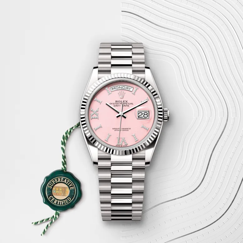 Rolex Day-Date in ทองคำขาว 18 กะรัต, M128239-0021 - Pendulum