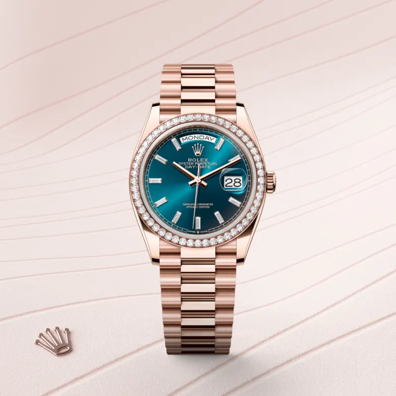 Rolex Day-Date in Everose gold 18 กะรัต, M128345RBR-0083 - Pendulum