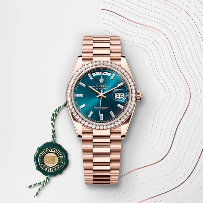Rolex Day-Date in Everose gold 18 กะรัต, M128345RBR-0083 - Pendulum