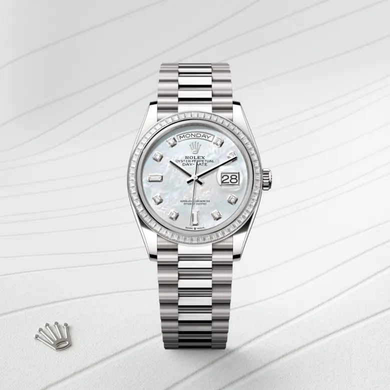 Rolex Day-Date in ทองคำขาว 18 กะรัต, M128399TBR-0003 - Pendulum