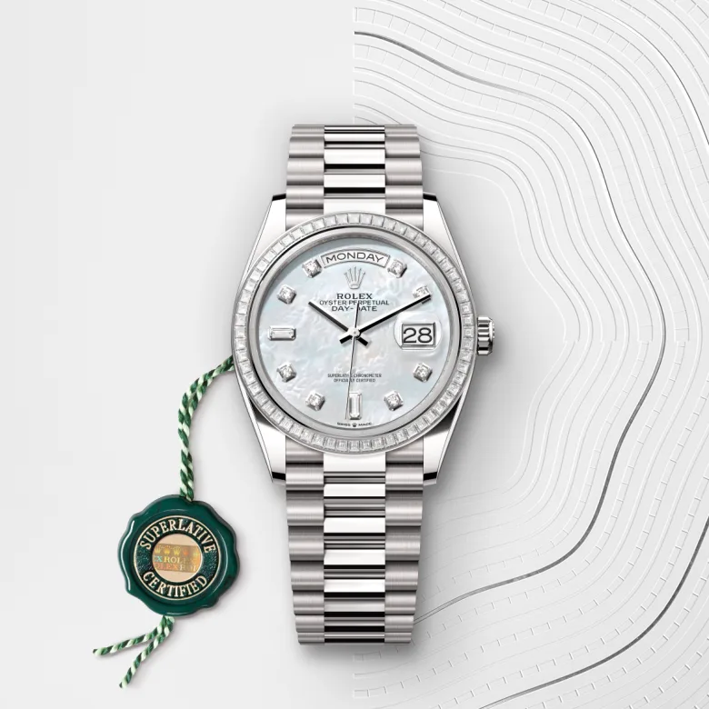 Rolex Day-Date in ทองคำขาว 18 กะรัต, M128399TBR-0003 - Pendulum