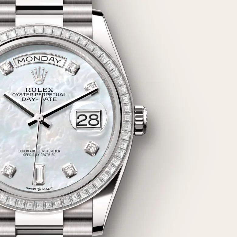 Rolex Day-Date in ทองคำขาว 18 กะรัต, M128399TBR-0003 - Pendulum