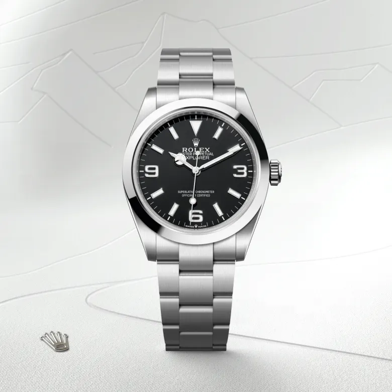 Rolex Explorer in Oystersteel, M224270-0001 - Pendulum