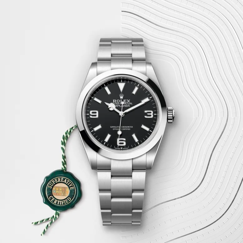Rolex Explorer in Oystersteel, M224270-0001 - Pendulum