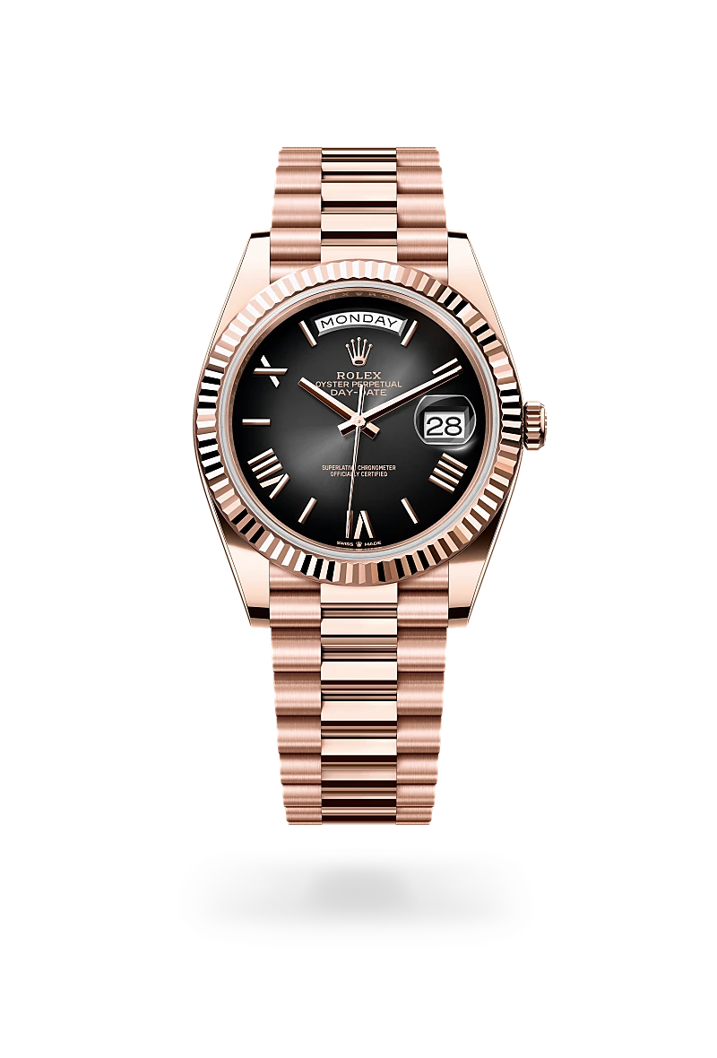 Rolex Day-Date in Everose gold 18 กะรัต, M228235-0055 - Pendulum