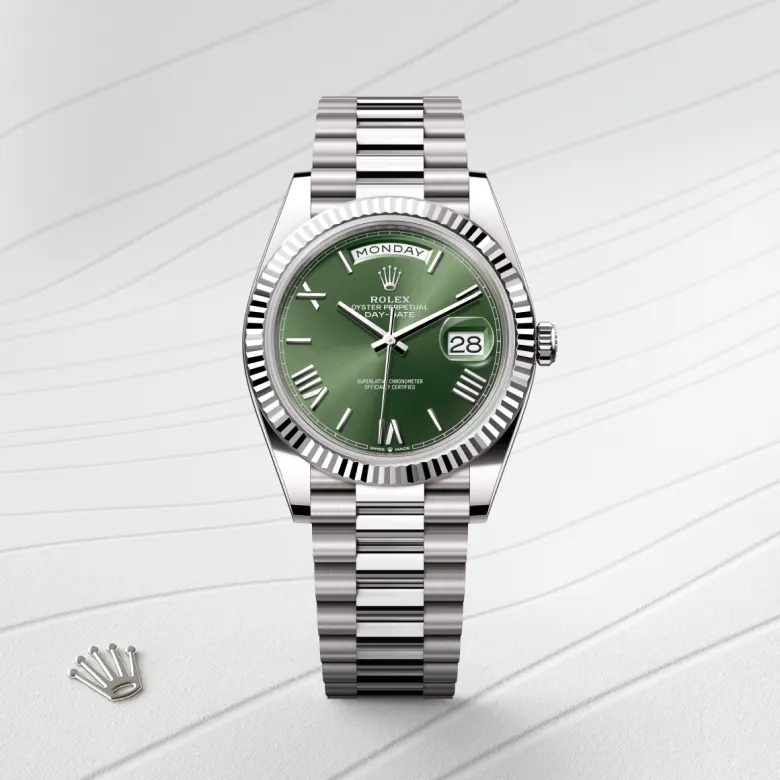 Rolex Day-Date in ทองคำขาว 18 กะรัต, M228239-0033 - Pendulum