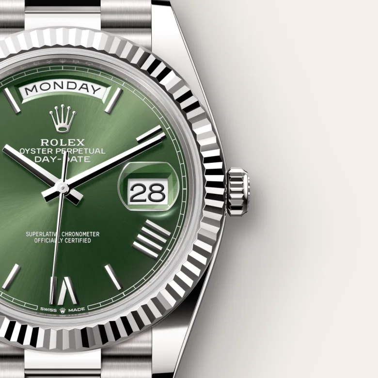 Rolex Day-Date in ทองคำขาว 18 กะรัต, M228239-0033 - Pendulum