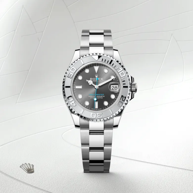 Rolex Yacht-Master in Rolesium - การผสมผสานระหว่าง Oystersteel และแพลทินัม, M268622-0002 - Pendulum