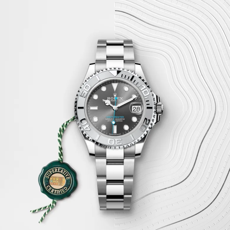 Rolex Yacht-Master in Rolesium - การผสมผสานระหว่าง Oystersteel และแพลทินัม, M268622-0002 - Pendulum