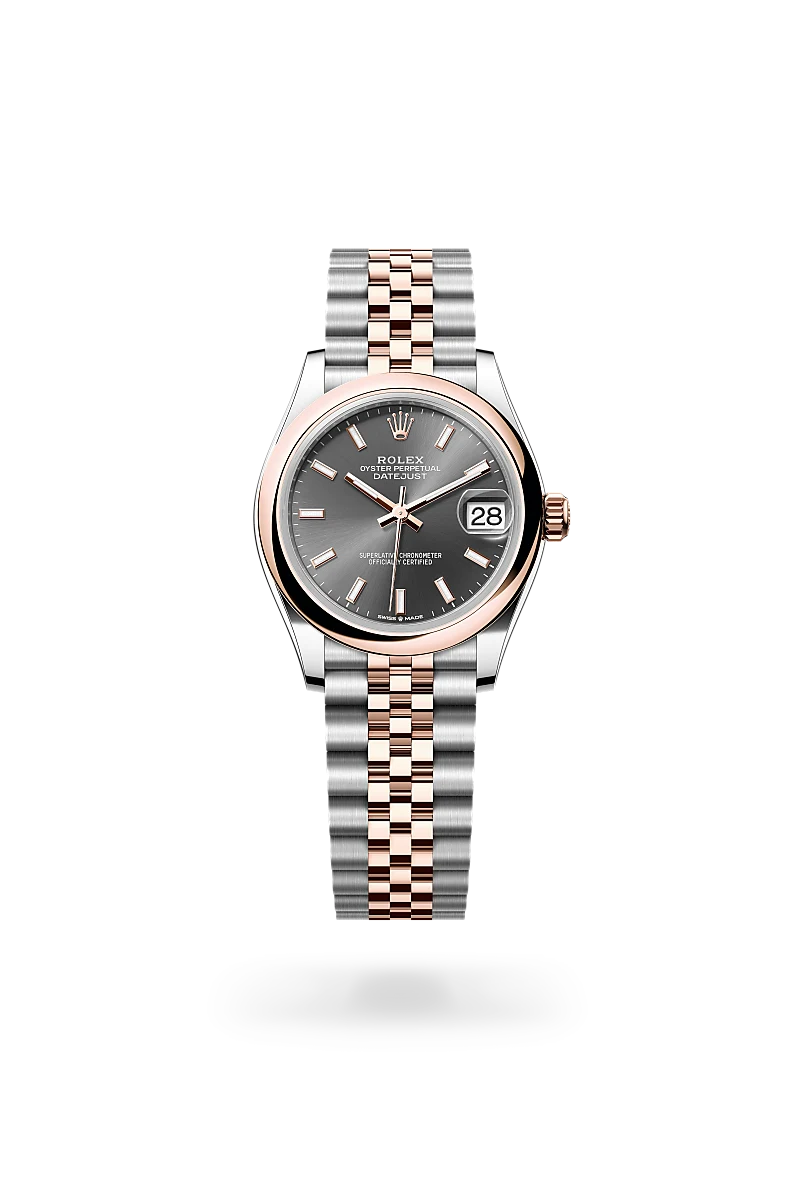 Rolex Datejust in Everose Rolesor - การผสมผสานระหว่าง Oystersteel และเอเวอร์โรสโกลด์, M278241-0018 - Pendulum