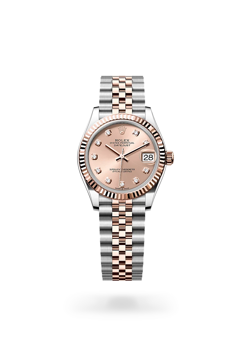 Rolex Datejust in Everose Rolesor - การผสมผสานระหว่าง Oystersteel และเอเวอร์โรสโกลด์, M278271-0024 - Pendulum