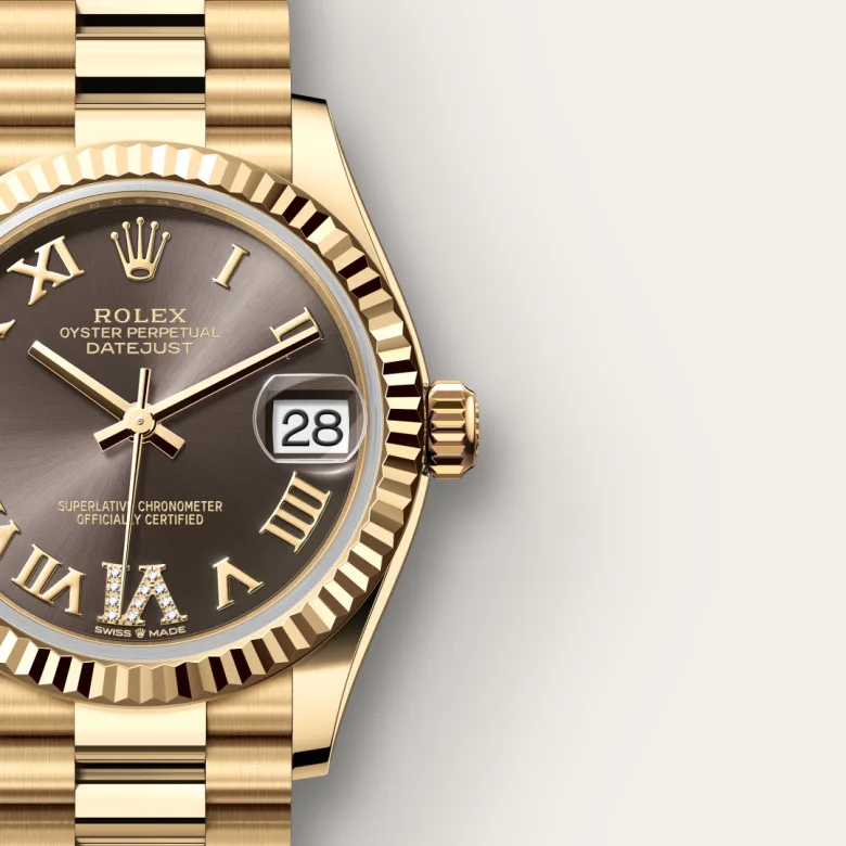 Rolex Datejust in 18 ct yellow gold, M278278-0032 - Pendulum