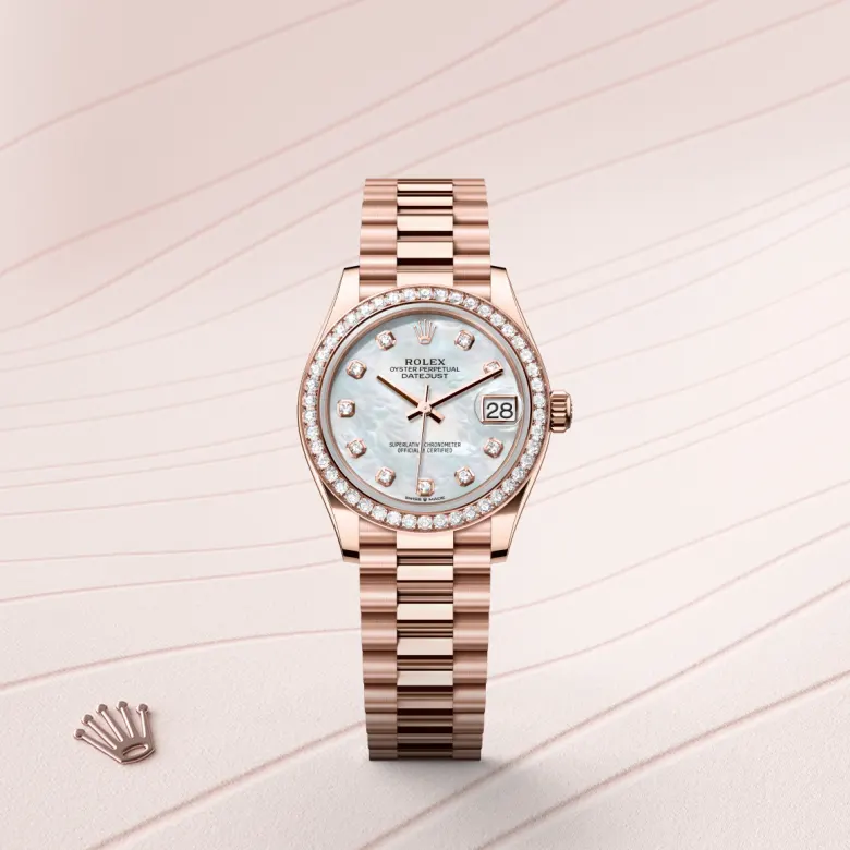Rolex Datejust in Everose gold 18 กะรัต, M278285RBR-0005 - Pendulum