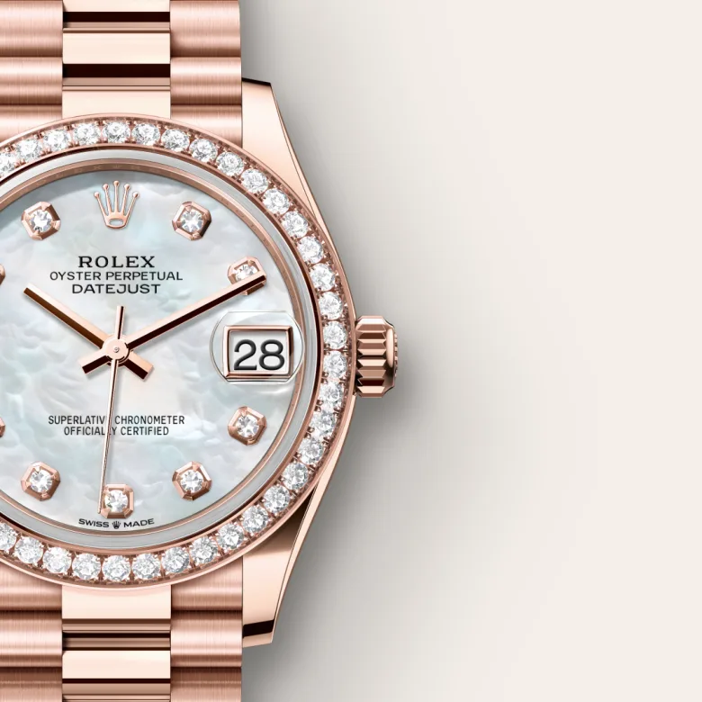 Rolex Datejust in Everose gold 18 กะรัต, M278285RBR-0005 - Pendulum