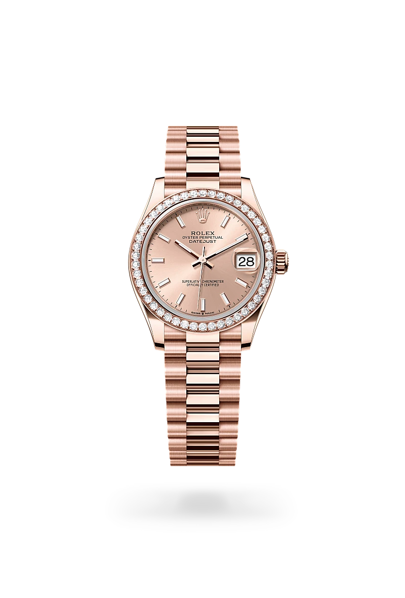 Rolex Datejust in Everose gold 18 กะรัต, M278285RBR-0018 - Pendulum