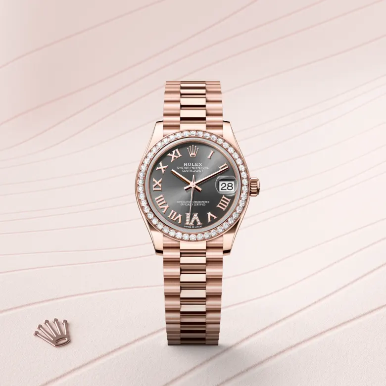 Rolex Datejust in 18 ct Everose gold, M278285RBR-0027 - Pendulum