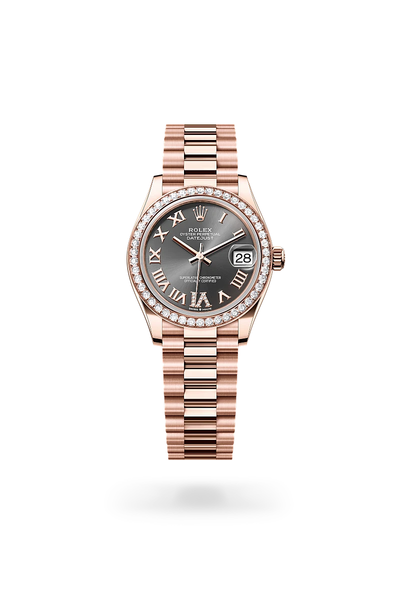 Rolex Datejust in Everose gold 18 กะรัต, M278285RBR-0027 - Pendulum