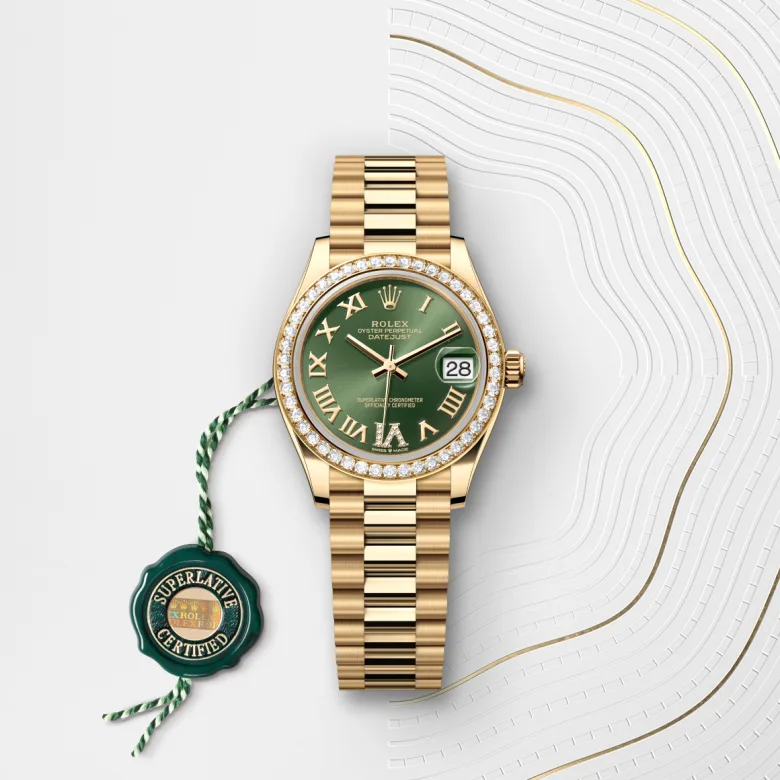 Rolex Datejust in ทองคำ 18 กะรัต, M278288RBR-0024 - Pendulum