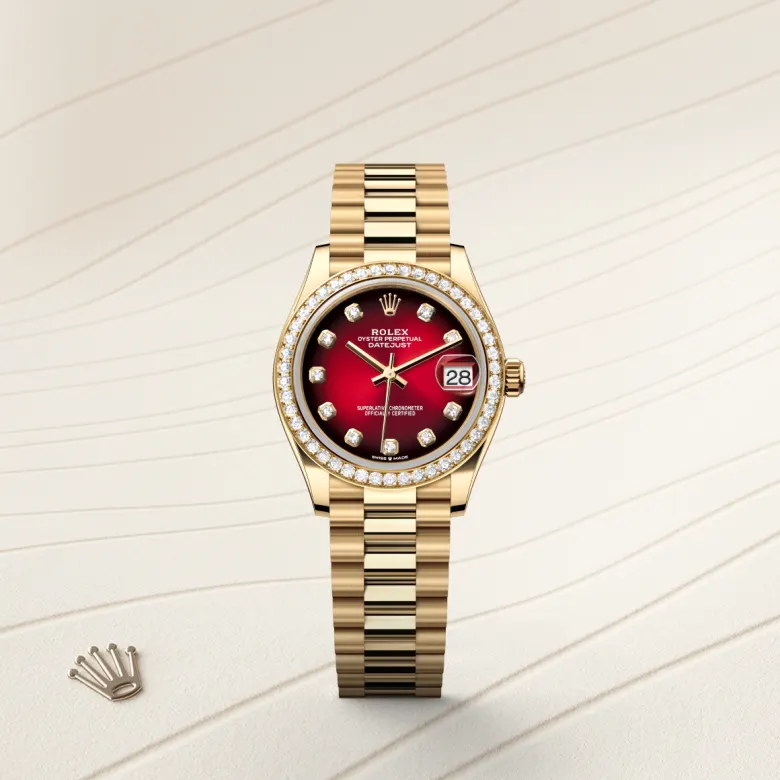 Rolex Datejust in 18 ct yellow gold, M278288RBR-0041 - Pendulum