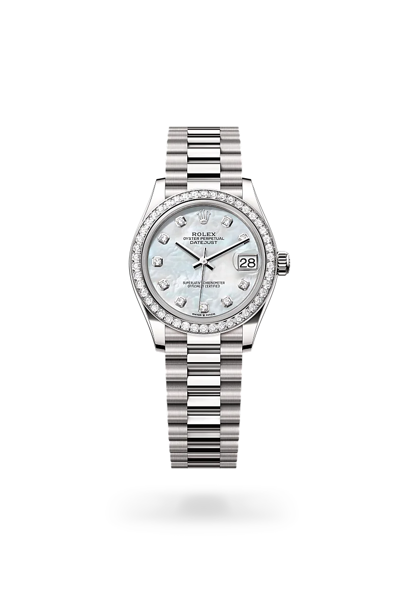 Rolex Datejust in ทองคำขาว 18 กะรัต, M278289RBR-0005 - Pendulum