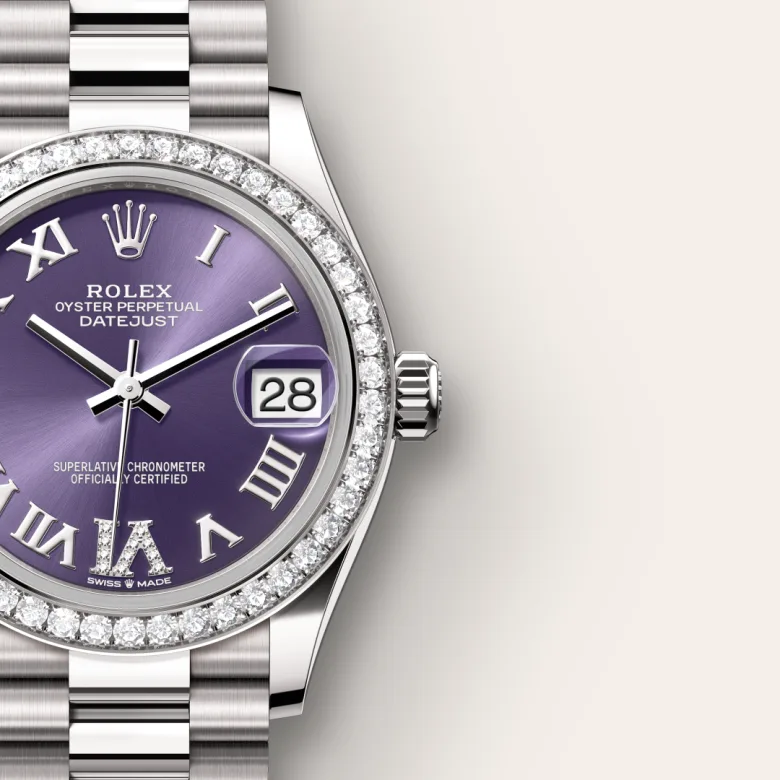 Rolex Datejust in ทองคำขาว 18 กะรัต, M278289RBR-0019 - Pendulum