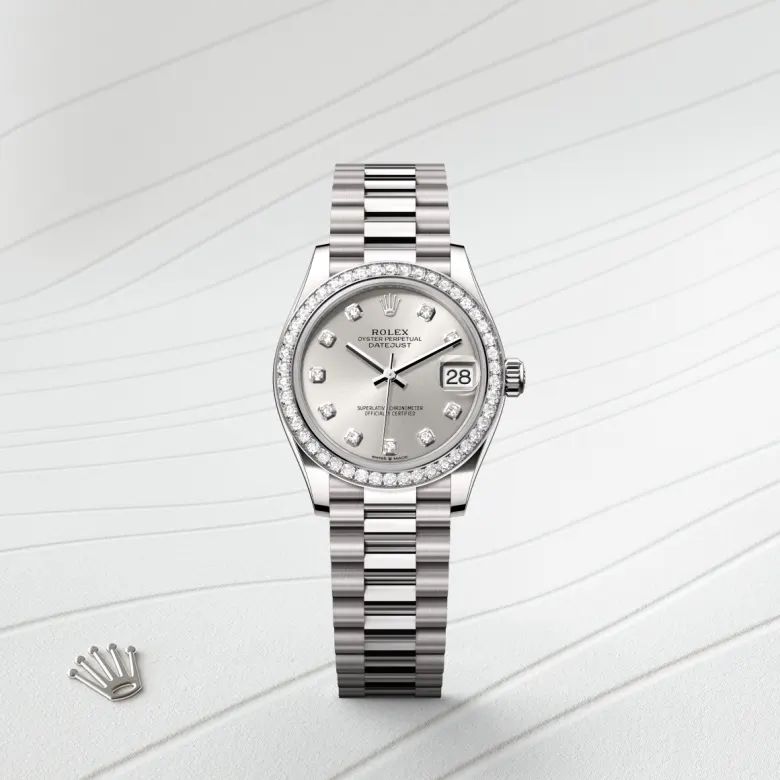 Rolex Datejust in ทองคำขาว 18 กะรัต, M278289RBR-0021 - Pendulum