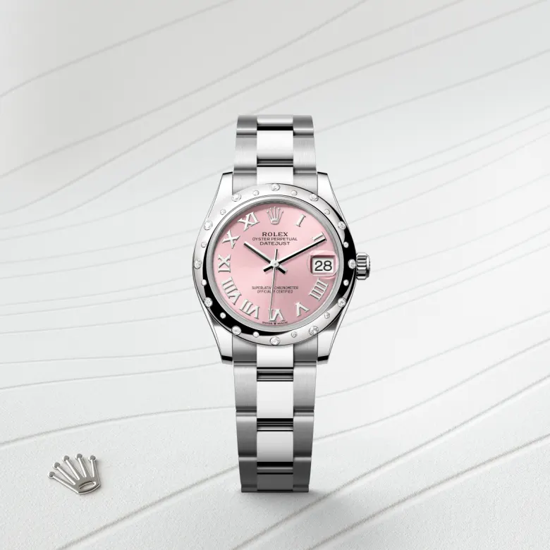 Rolex Datejust in White Rolesor - combination of Oystersteel and white gold, M278344RBR-0021 - Pendulum