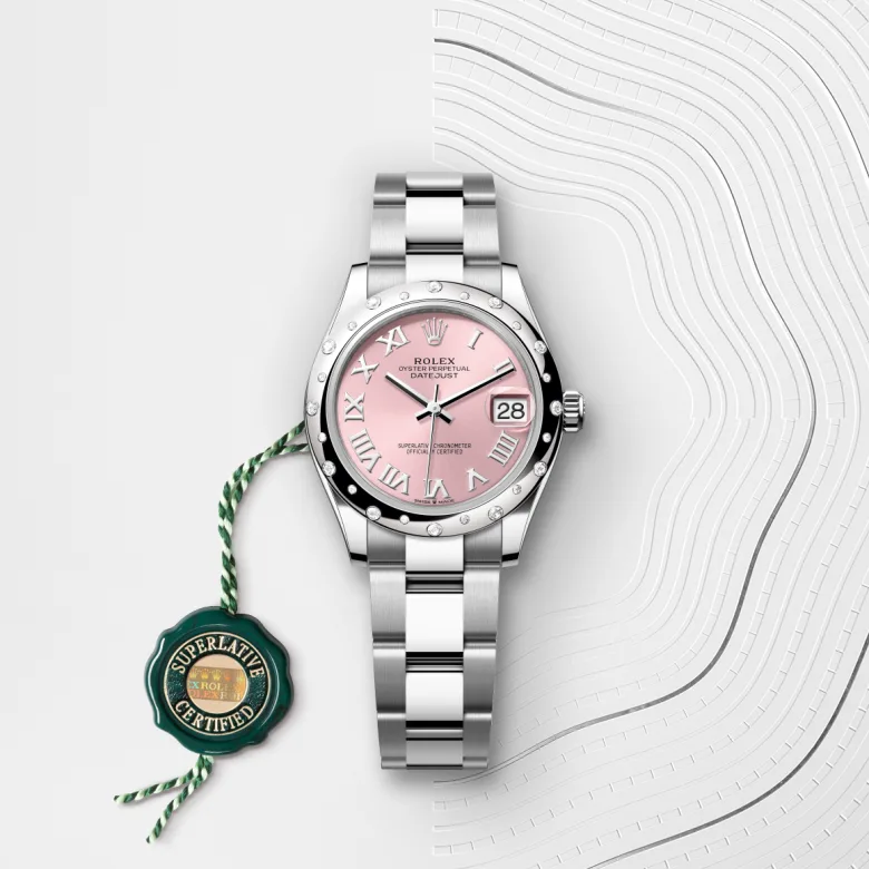 Rolex Datejust in White Rolesor - combination of Oystersteel and white gold, M278344RBR-0021 - Pendulum