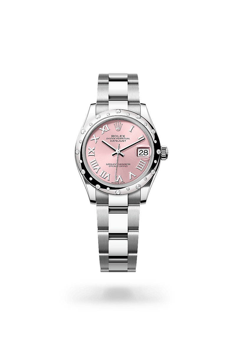 Rolex Datejust in White Rolesor - combination of Oystersteel and white gold, M278344RBR-0021 - Pendulum