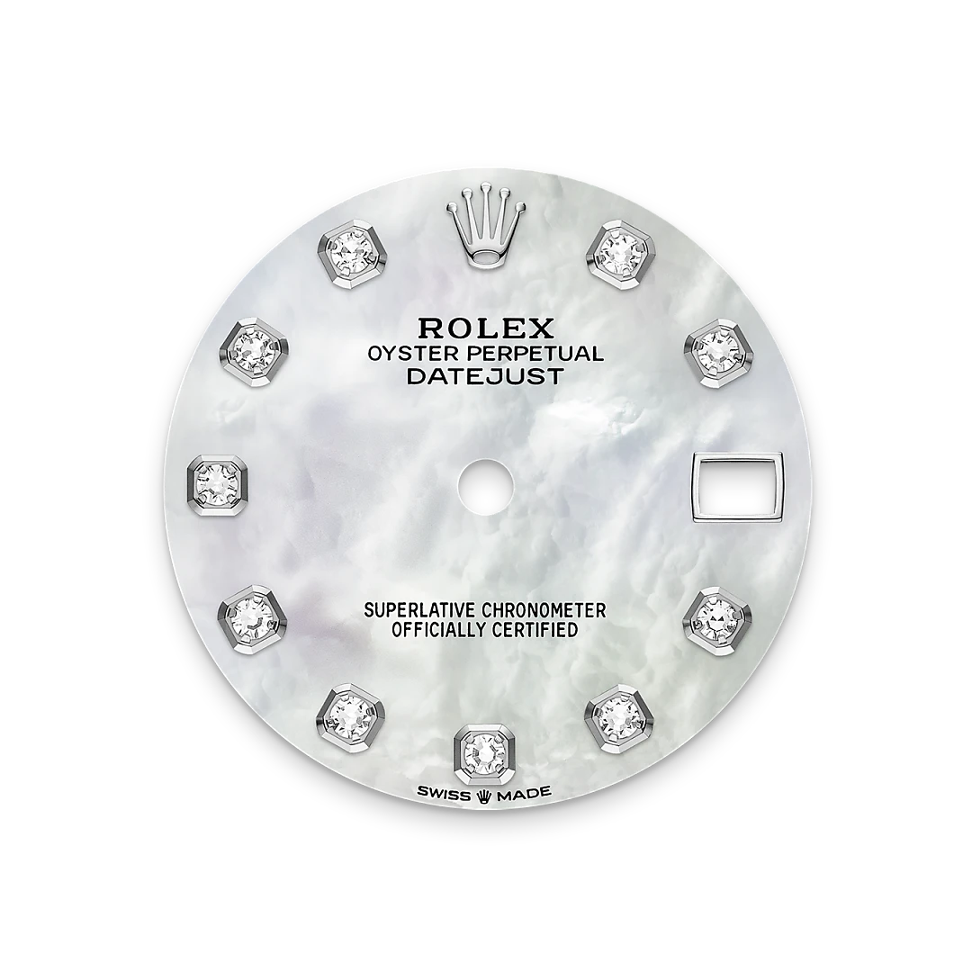 Rolex Datejust in White Rolesor - การผสมผสานระหว่าง Oystersteel และทองคำขาว, M278384RBR-0008 - Pendulum Rolex Datejust in White Rolesor - การผสมผสานระหว่าง Oystersteel และทองคำขาว, M278384RBR-0008 - Pendulum
