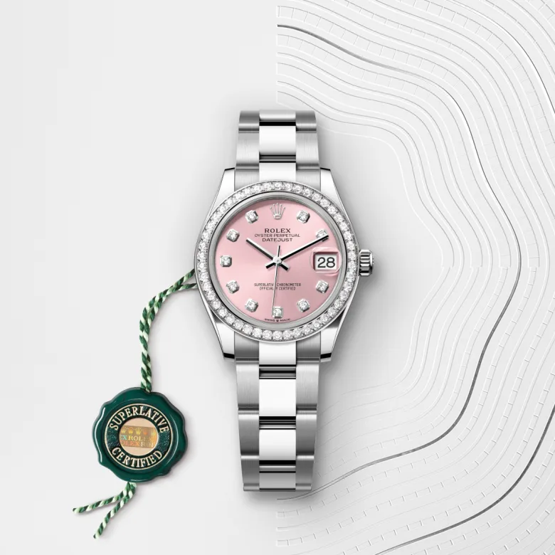 Rolex Datejust in White Rolesor - combination of Oystersteel and white gold, M278384RBR-0035 - Pendulum