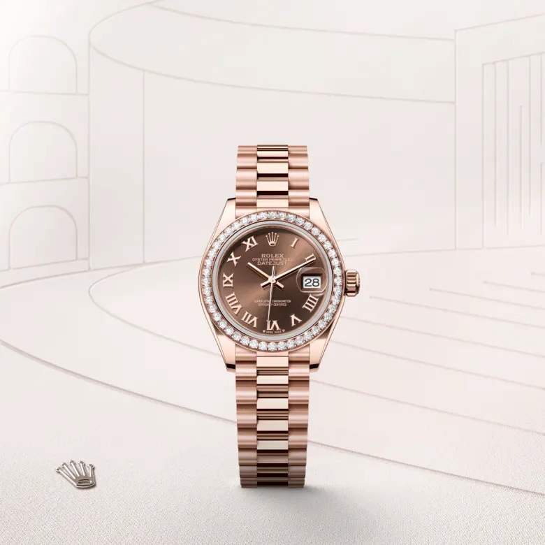 Rolex Lady-Datejust in 18 ct Everose gold, M279135RBR-0016 - Pendulum