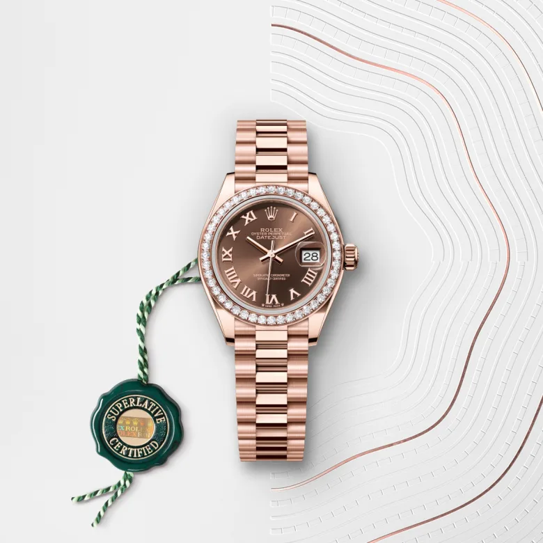 Rolex Lady-Datejust in 18 ct Everose gold, M279135RBR-0016 - Pendulum