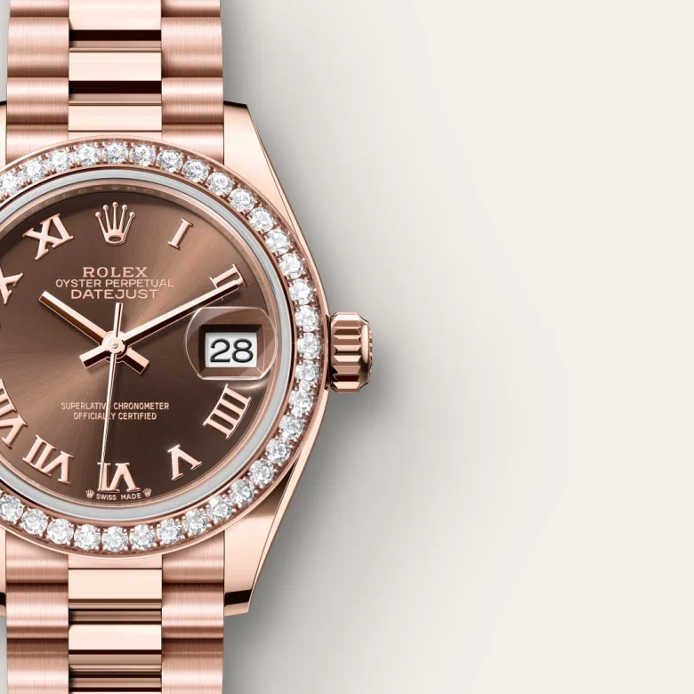 Rolex Lady-Datejust in 18 ct Everose gold, M279135RBR-0016 - Pendulum