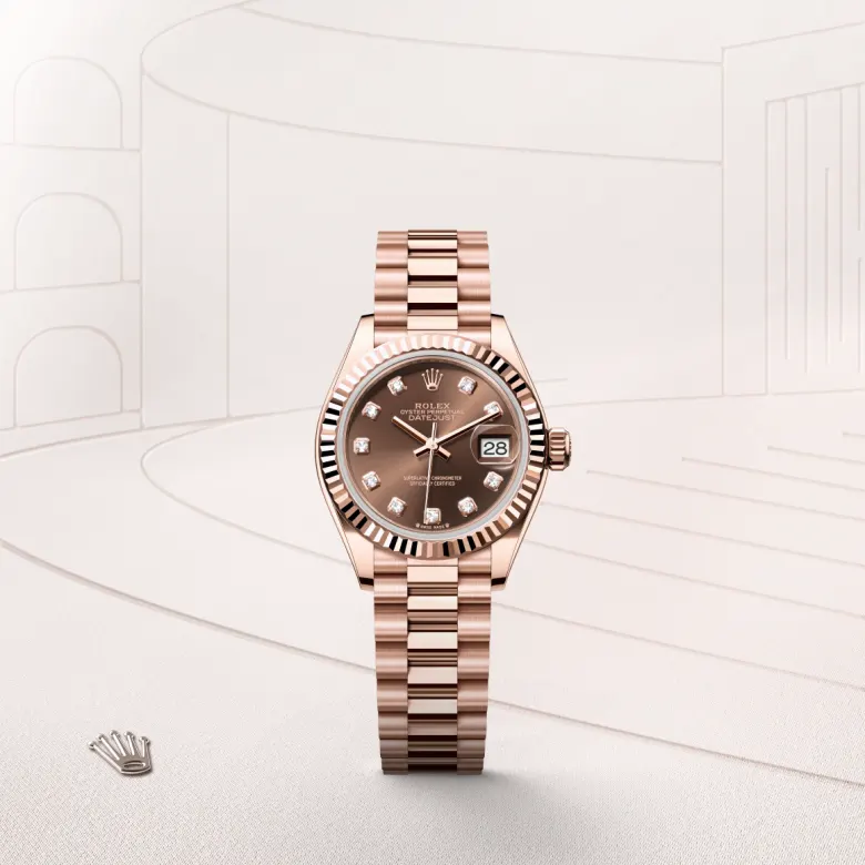 Rolex Lady-Datejust in Everose gold 18 กะรัต, M279175-0016 - Pendulum