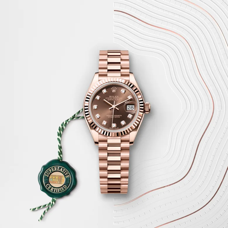 Rolex Lady-Datejust in Everose gold 18 กะรัต, M279175-0016 - Pendulum