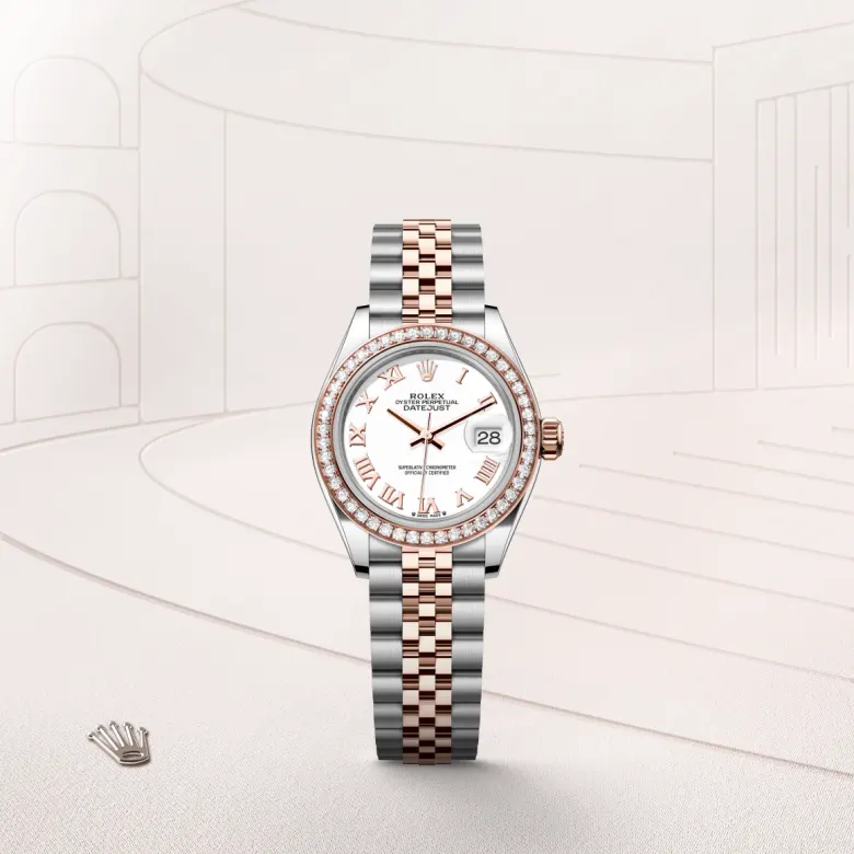 Rolex Lady-Datejust in Everose Rolesor - การผสมผสานระหว่าง Oystersteel และเอเวอร์โรสโกลด์, M279381RBR-0021 - Pendulum
