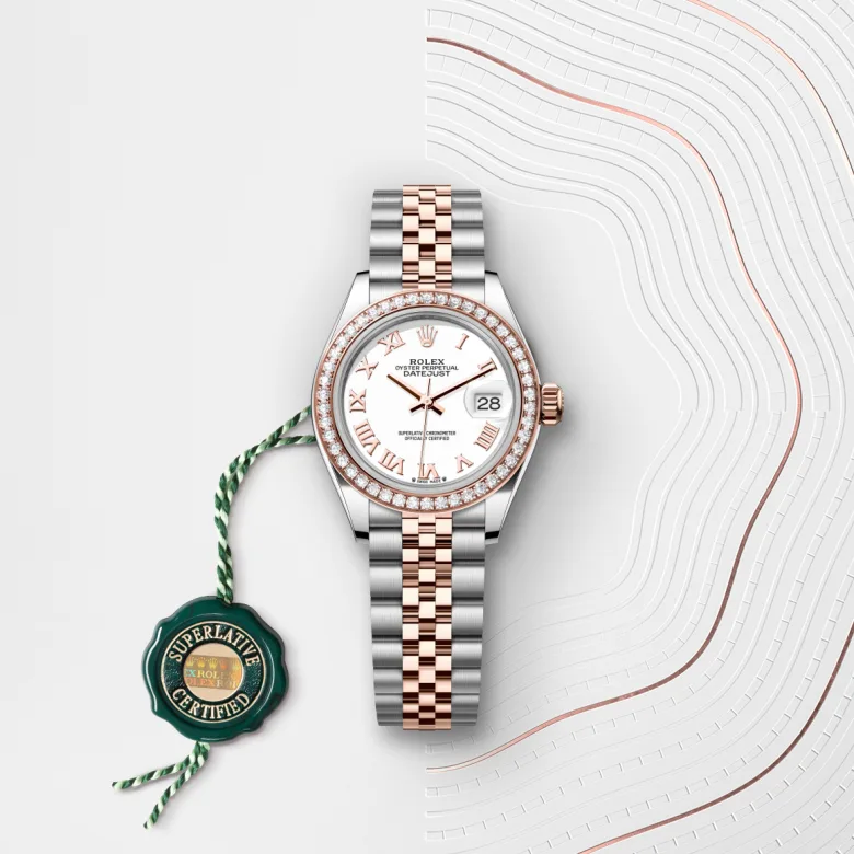 Rolex Lady-Datejust in Everose Rolesor - การผสมผสานระหว่าง Oystersteel และเอเวอร์โรสโกลด์, M279381RBR-0021 - Pendulum