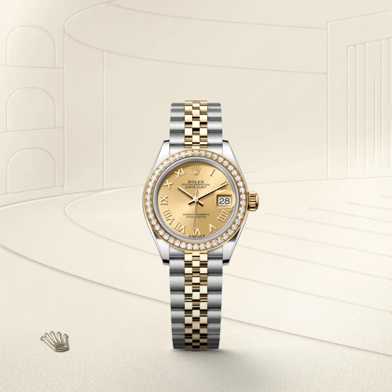 Rolex Lady-Datejust in Yellow Rolesor - การผสมผสานระหว่าง Oystersteel และทองคำ, M279383RBR-0009 - Pendulum