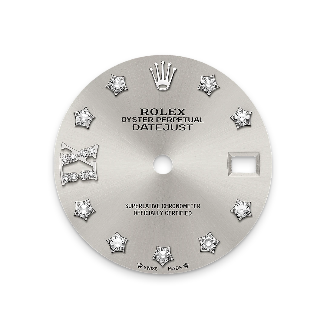 Rolex Lady-Datejust in White Rolesor - การผสมผสานระหว่าง Oystersteel และทองคำขาว, M279384RBR-0021 - Pendulum