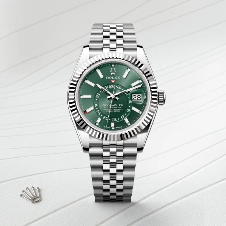 Rolex Sky-Dweller in White Rolesor - combination of Oystersteel and white gold, M336934-0002 - Pendulum