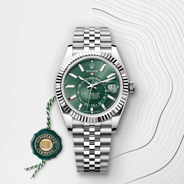 Rolex Sky-Dweller in White Rolesor - combination of Oystersteel and white gold, M336934-0002 - Pendulum