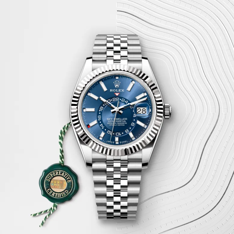 Rolex Sky-Dweller in White Rolesor - combination of Oystersteel and white gold, M336934-0006 - Pendulum
