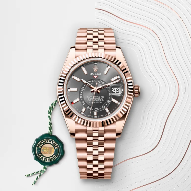 Rolex Sky-Dweller in Everose gold 18 กะรัต, M336935-0008 - Pendulum